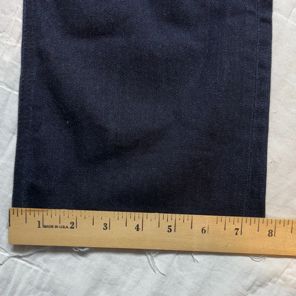 J.Crew High-Rise 90s Style Button-Fly Dark Wash Raw Hem Denim Jeans Size‎ 26